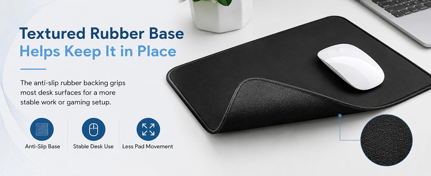 black mouse pad