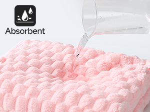 highly absorbent hair towel