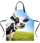 THISFIND Women Apron for Cooking Baking Grilling Gardening With Pockets Oil Water Resistant Apron...
