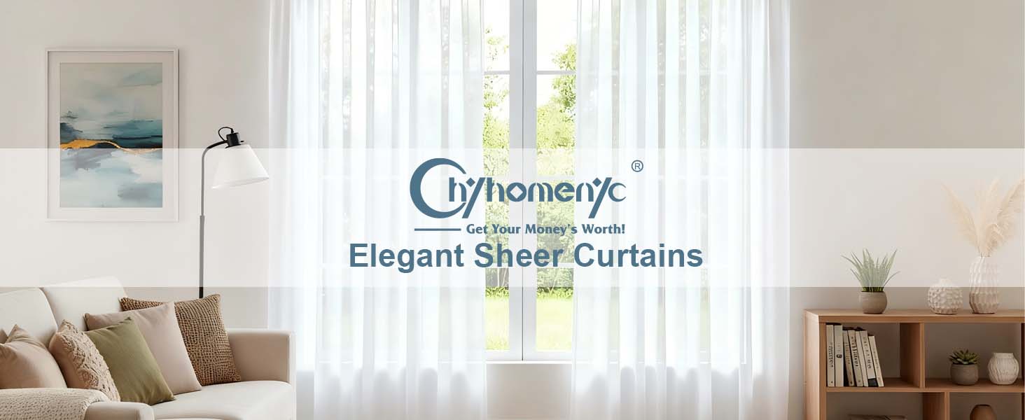Elegant sheer curtain