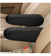 Wevdn 2 PCS Car Front Seat Armrest Covers, Elastic Fabric Stretch Auto Seat Armrest Protectors, S...