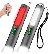 Small Powerful Flashlights,LED Pocket EDC Flashlight Rechargeable with Magnetic Base&Hanging Loop...