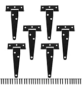 TamBee T-Strap Hinges Light Duty Barn Door Hinges Shed Door Hinges Rustic Hinges Gate Strap Hinge...