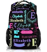 Kids Backpack for Boys Girls, Customized 17 Inches School Backpacks, Custom Name Bookbag for Pres...
