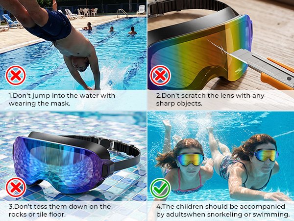 Youth Swim Goggles Girls Boys