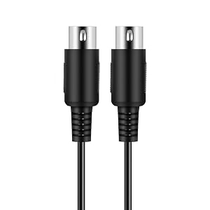 61 dac channel pro in n out teclado musical 3 red MIDI DIN cable to USB Keyboard connect pc mac lap