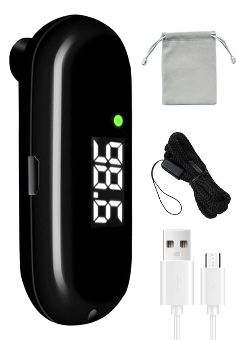 Thermometer Forehead Black