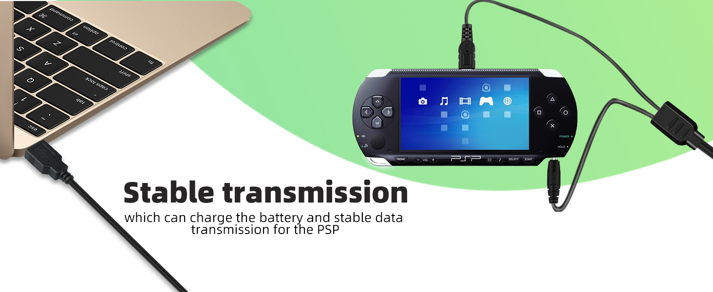 which can charge the battery and stable data transmission for the PSP