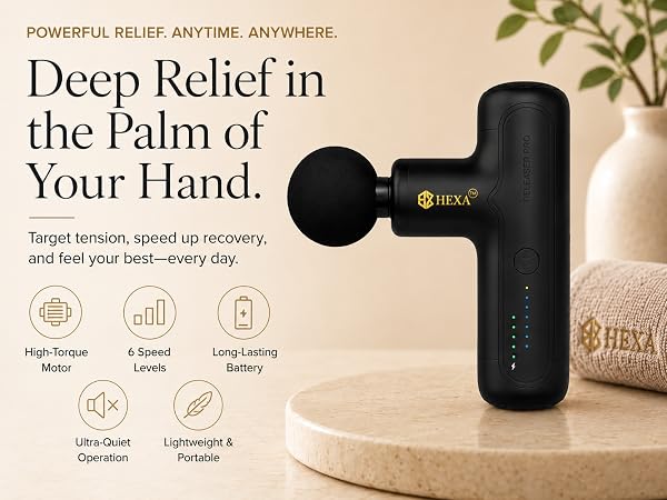 Deep Relief in the Palm of Your Hand.