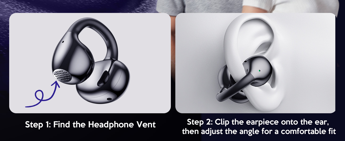 wireless headphones Clip On Earbuds