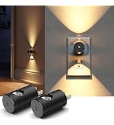 L LOHAS LED Night Lights Plug into Wall, 2 Pack 1800K/3000k/5000K Adjustable Color Temperature Ni...