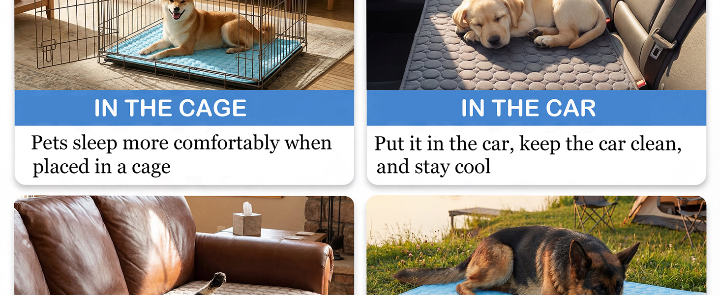 Summer Cooling Mat & Sleeping Pad- Water Absorption Top
