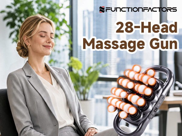28 head massage gun