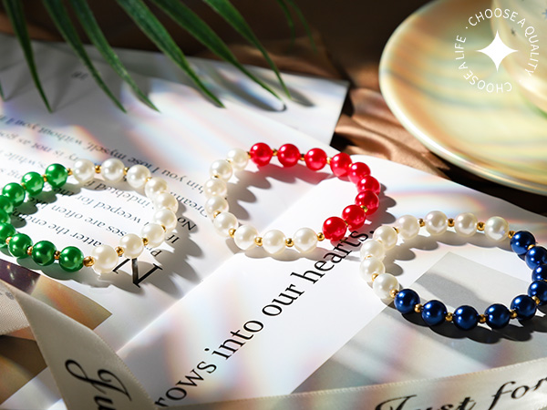 Bracelet mixed by multiple color beads