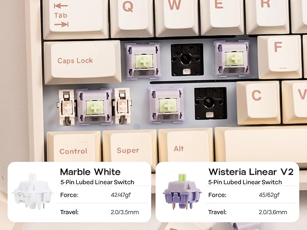 Galaxy100 Lite QMK/VIA Gaming Keyboard