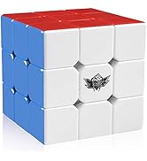 D-FantiX Cyclone Boys 3x3 Speed Cube Stickerless Magic Cube 3x3x3 Puzzles Toys (56mm)