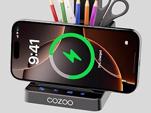 LED Desk Lamp with Wireless Charger