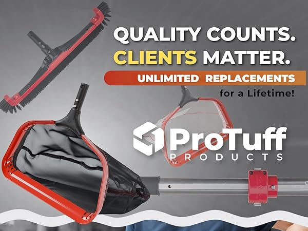 Pool Skimmer Net - ProTuff Products Brand Header