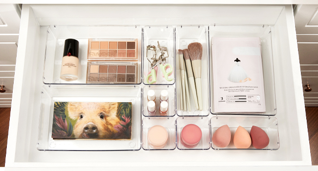 plastic drawers organizer