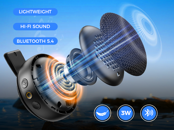 clip on bluetooth speaker