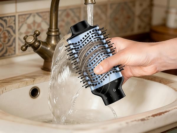 rotating hair brush
