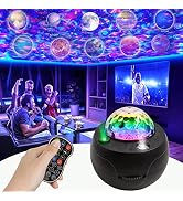 Galaxy Projector, Star Projector Galaxy Light with Music Speakers Timer Remote Control Multiple P...