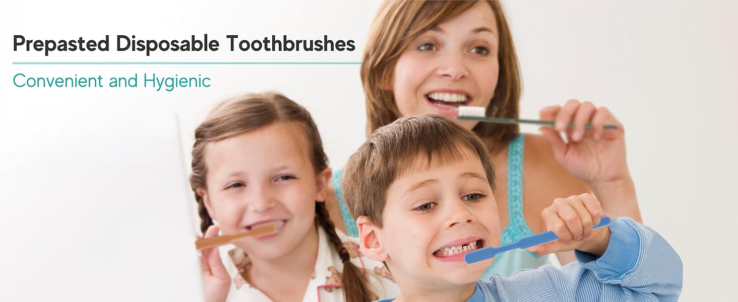Prepasted Disposable Toothbrushes