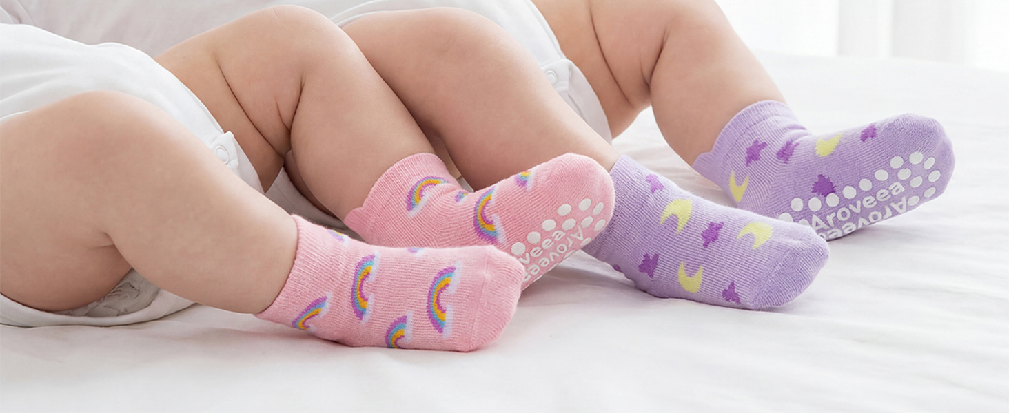 rainbow color socks