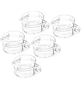 TRADESAFE Emergency Stop Button Cover Lockout - Round Transparent E Stop Button Cover, 7/8 inch H...