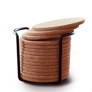 coaster with holder cork coasters funny caddy