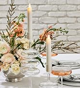 Luminara Flameless Battery Operated White Tapers, Pack of 2 0.87" x 6.75" Candles, Realistic LED ...