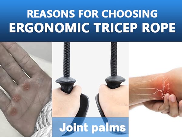 Tricep Rope with Ergonomic Handles