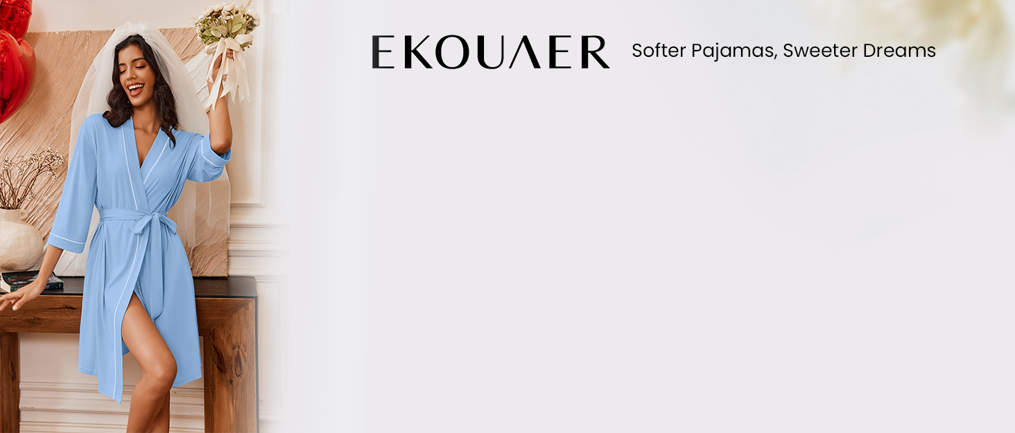 ekouaer Robe housecoat