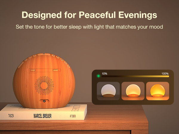 Set the tone for better sleep with light that matches your mood.