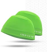 COLD FACTOR Instant Cooling Skull Cap & Helmet Liner 2 Pack | UPF 50+, Lite Chemical-Free Evapora...