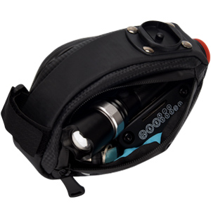 Waterproof Bicycle Saddle Bag, Capacity can up to 1.2 L.