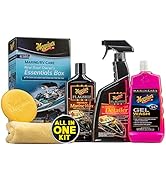Meguiar's New Boat Owner's Essentials Box - Boat Cleaning Kit With Premium Marine-Grade Products ...