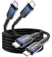 ZEDKO 3ft USB C to USB C Cable for iPhone 17 Series 60W Type-C to USBC Super Fast Charging Charge...