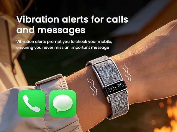 Vibration alerts forcalls and messages