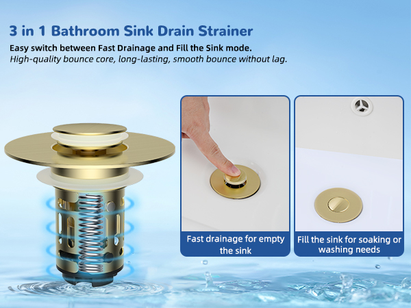 bathroom sink plug