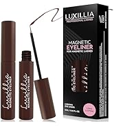 Luxillia Brown Magnetic Eyeliner for Magnetic Eyelashes, Upgraded Strongest Hold, Most Natural Lo...