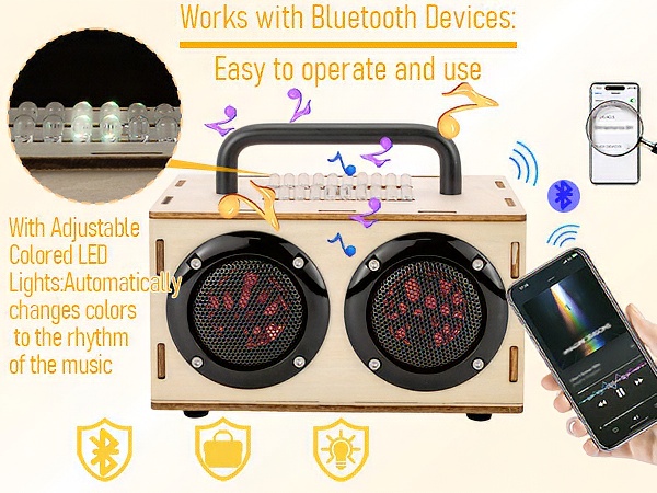 DIY Speaker Kits for 8 9 10 11 12 13 14 15 16 boys & girls birthday christmas