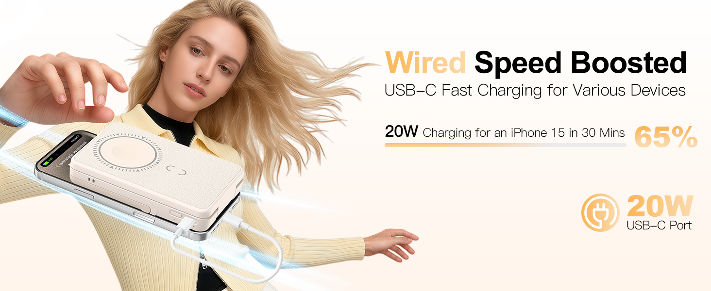 Magnetic Wireless Power Bank
