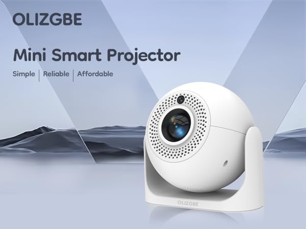 Mini Portable Projector with WiFi and Bluetooth