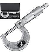 HDLNKAK Outside Micrometer 0-1", Machinist Micrometer, 0.0001" Graduation Micrometer Set, Alloy P...
