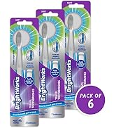 6 piece BrightWorks Folding Travel Toothbrush, Portable Toothbrush with Soft Bristles and Tongue ...
