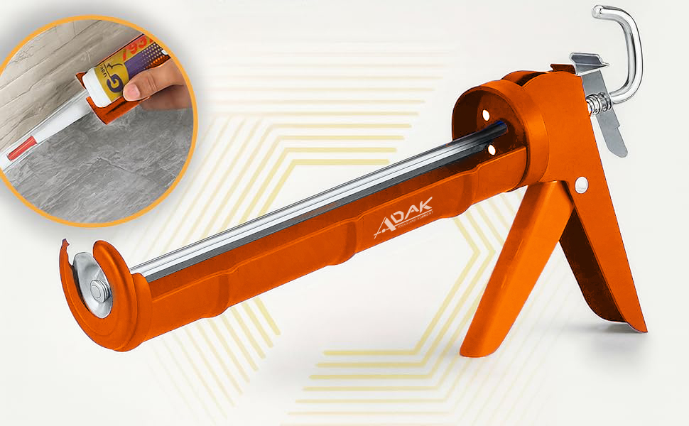 Orange caulking Gun