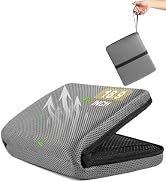 FASTMOMENT Airplane Seat Cushion Portable Travel Cushion for Comfort Foldable Stadium Pad with Br...
