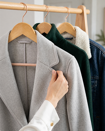 wood clothes hangers