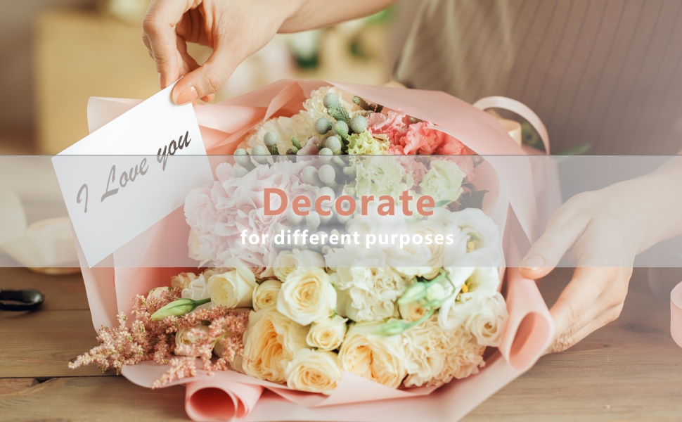 Great for tissue flower pom poms floral decor garland decoupage paper tassels and other decor